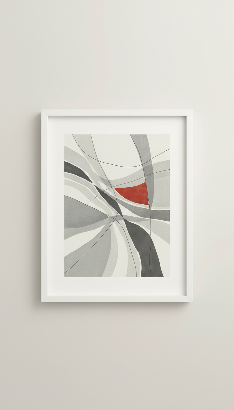 Limited-Edition Abstract Print on Archival Cotton